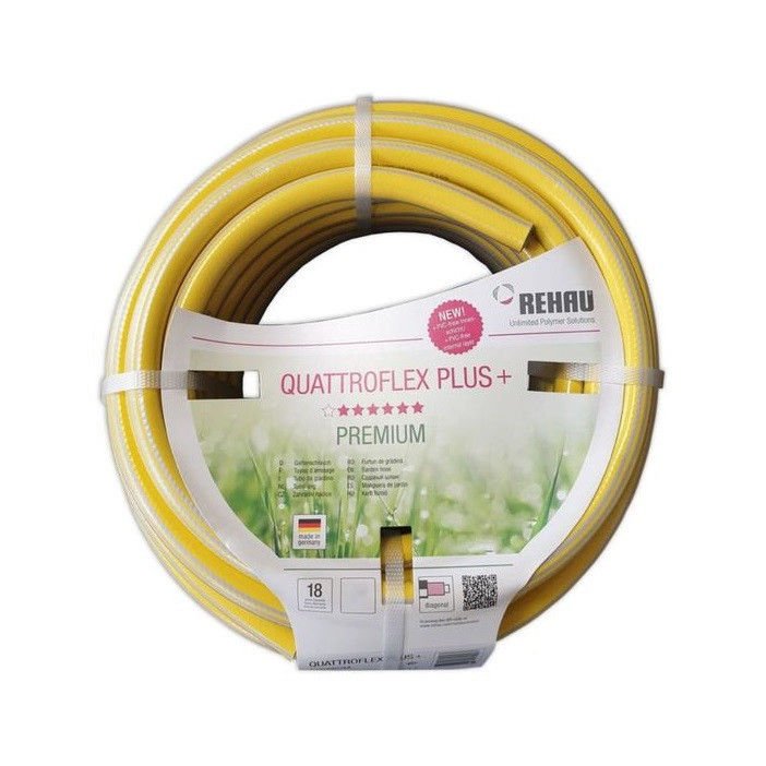 Садовый шланг REHAU QUATTROFLEX PLUS + 1/2" бухта 25 метров