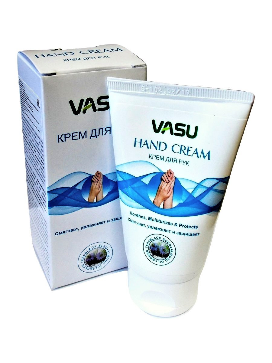 Крем для Рук VASU Hand Cream, 60мл - смягчает, увлажняет и защищает