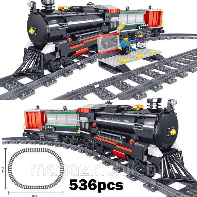 Конструктор Скоростной пассажирский поезд Стрела, QL0312, аналог Лего - фото 3 - id-p123141139