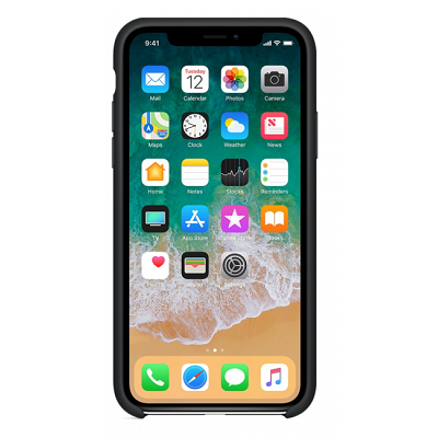 Силиконовый чехол черный для Apple iPhone XR - фото 3 - id-p123141362