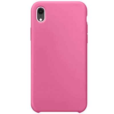 Силиконовый чехол розовый для Apple iPhone XR - фото 1 - id-p123141461