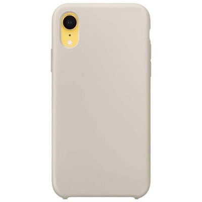 Силиконовый чехол серый для Apple iPhone XR - фото 1 - id-p123141462