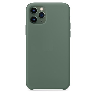 Силиконовый чехол темно-зеленый для Apple iPhone 11 Pro - фото 3 - id-p123141474