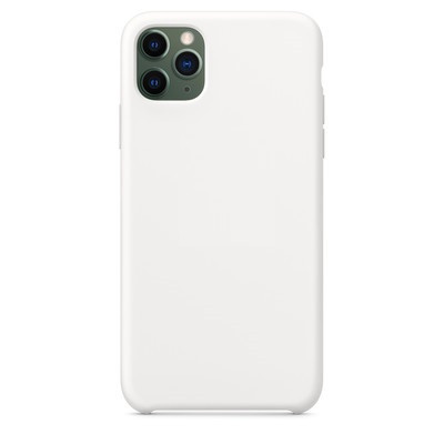 Силиконовый чехол белый для Apple iPhone 11 Pro - фото 3 - id-p123141478