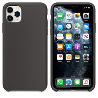 Силиконовый чехол черный для Apple iPhone 11 Pro