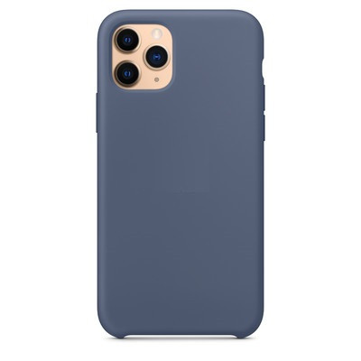 Силиконовый чехол синий для Apple iPhone 11 Pro Max - фото 3 - id-p123141482