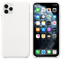 Силиконовый чехол белый для Apple iPhone 11 Pro Max