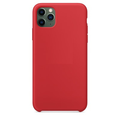 Силиконовый чехол красный для Apple iPhone 11 Pro Max - фото 2 - id-p123141487
