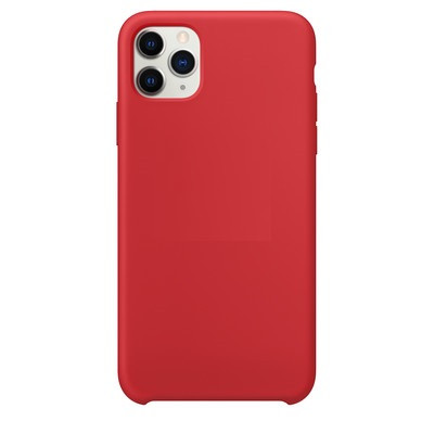Силиконовый чехол красный для Apple iPhone 11 Pro Max - фото 3 - id-p123141487
