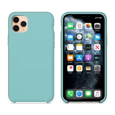 Силиконовый чехол Sea Blue для Apple iPhone 11 Pro Max - фото 3 - id-p123141490