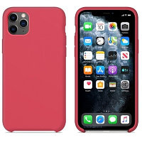 Силиконовый чехол малиновый для Apple iPhone 11 Pro Max