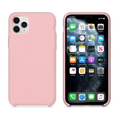 Силиконовый чехол светло-розовый для Apple iPhone 11 Pro Max - фото 2 - id-p123141496