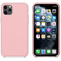 Силиконовый чехол светло-розовый для Apple iPhone 11 Pro