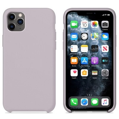 Силиконовый чехол лавандовый для Apple iPhone 11 Pro Max - фото 1 - id-p123141498