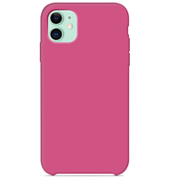 Силиконовый чехол красно-розовый для Apple iPhone 11