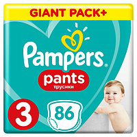 Подгузники-трусики Pampers Pants 3 (6-11кг) 86шт