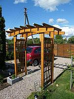 Пергола-арка садовая из массива сосны "Мантова"