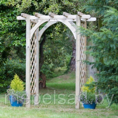 Пергола-арка садовая из массива сосны "Лион"