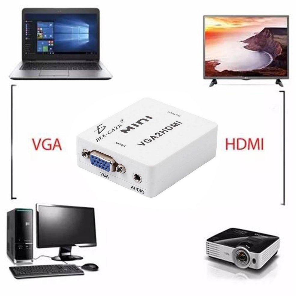 Переходник конвертер VGA в HDMI SiPL hd36