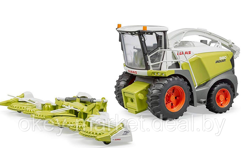 Игрушка Bruder (Брудер) Комбайн Claas 980 кормоуборочный 02134 - фото 7 - id-p123156633