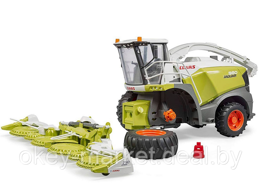 Игрушка Bruder (Брудер) Комбайн Claas 980 кормоуборочный 02134 - фото 9 - id-p123156633