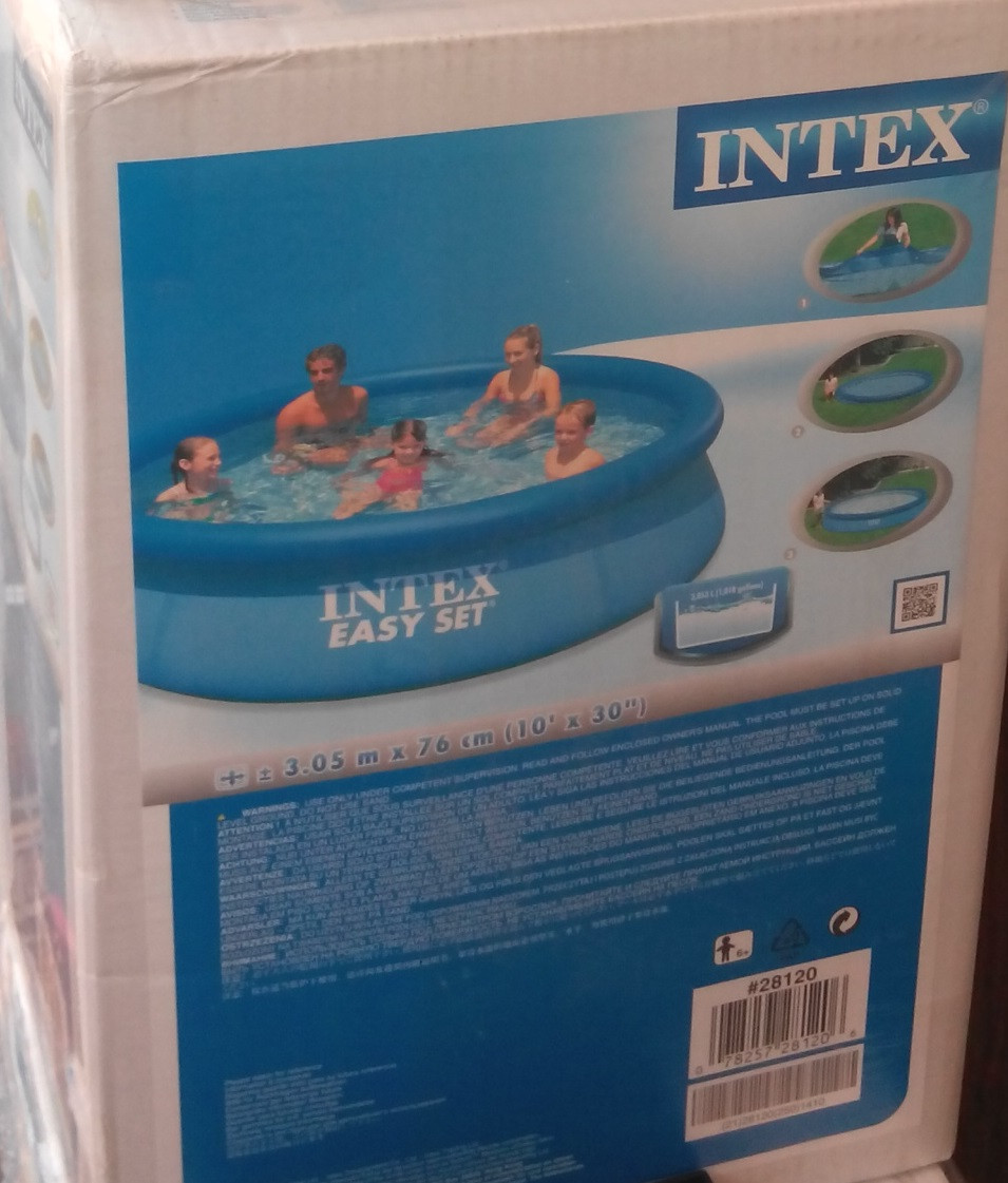 Надувной бассейн Intex EASY SET 366x76 см с фильтр-насосом 2006 л.ч, арт. 28132 - фото 6 - id-p93493983