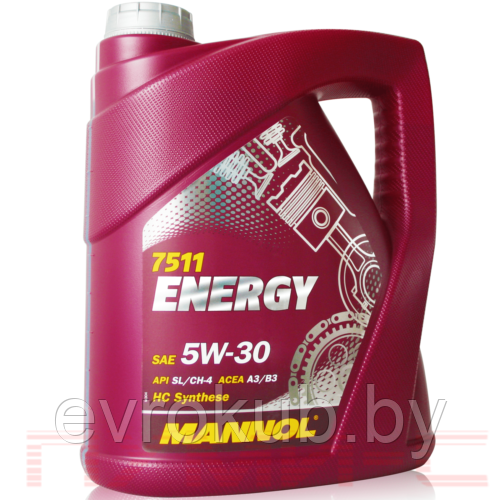Масло моторное Mannol Energy 5W-30 API SL/CH 4 - фото 1 - id-p123170457