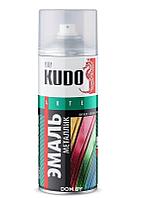 Эмаль Kudo универсальная металлик KU-1026 серебро 520 мл