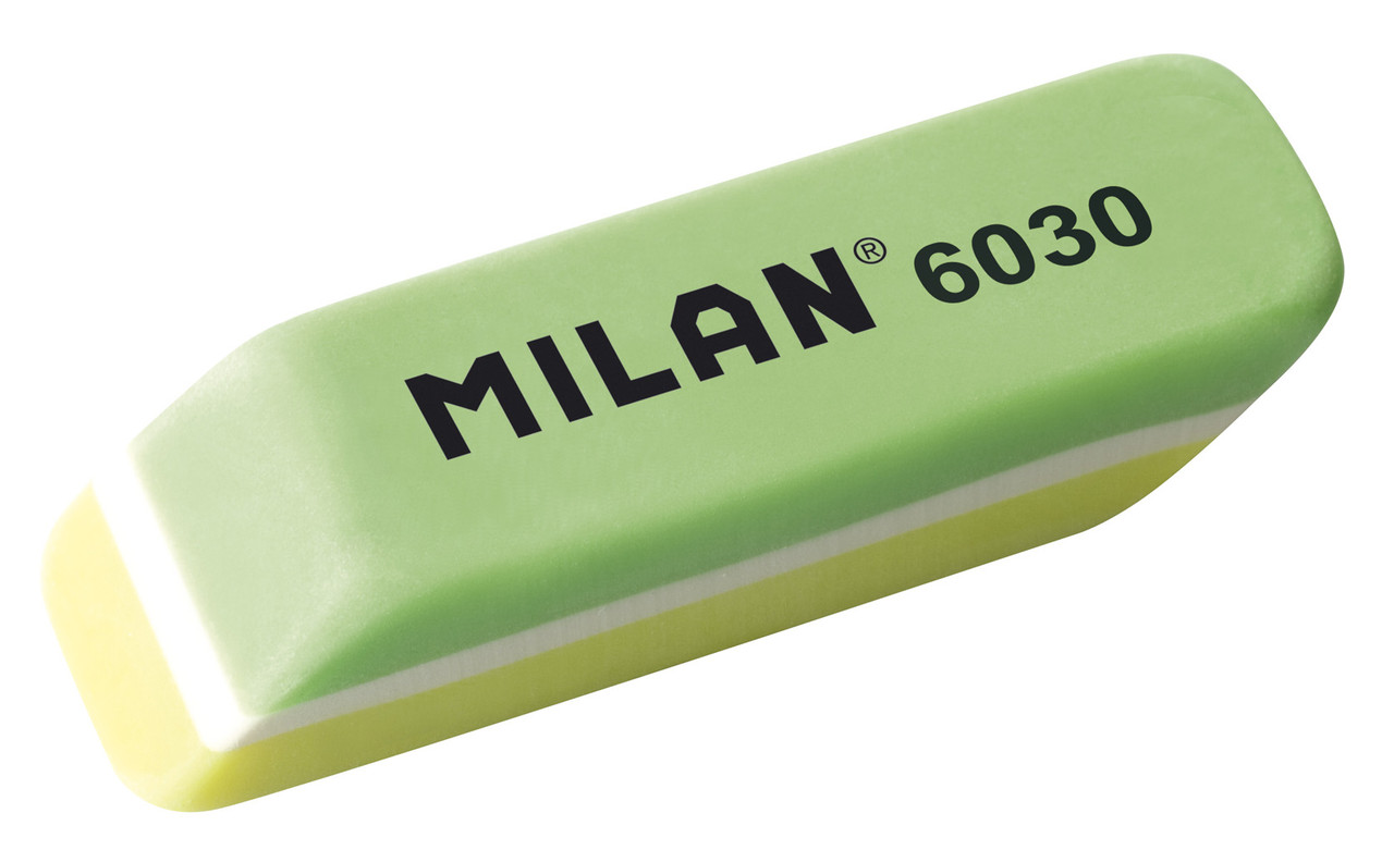 Ластик Milan "6030", скошенный, ПВХ, 56*15*12мм, арт. CPM6030(работаем с юр лицами и ИП) - фото 2 - id-p113244947