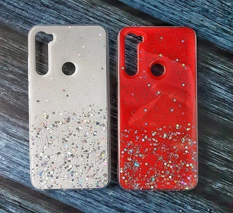 Силиконовый чехол для Xiaomi Redmi Note 8 Confetti, белый, фото 2