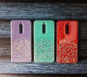 Силиконовый чехол для Xiaomi Redmi 8 Confetti, фиолетовый, фото 2