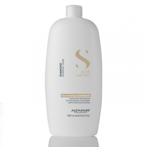 Кондиционер для нормальных волос придающий блеск ALFAPARF Milano Semi Di Lino DIAMOND 1000ml