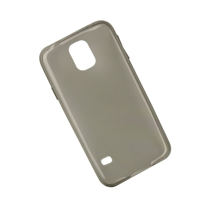 Чехол-накладка для Samsung Galaxy S5 G900 (силикон) темно-серый