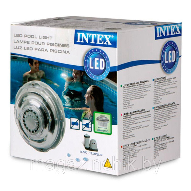 Подсветка для бассейна светодиодная настенная Intex 28692 - фото 1 - id-p123211884
