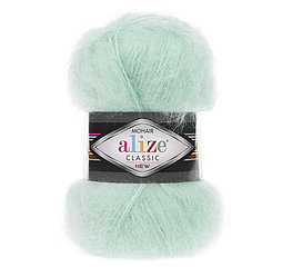 Пряжа Alize Mohair Classic цвет 522 мята(снят с производства)