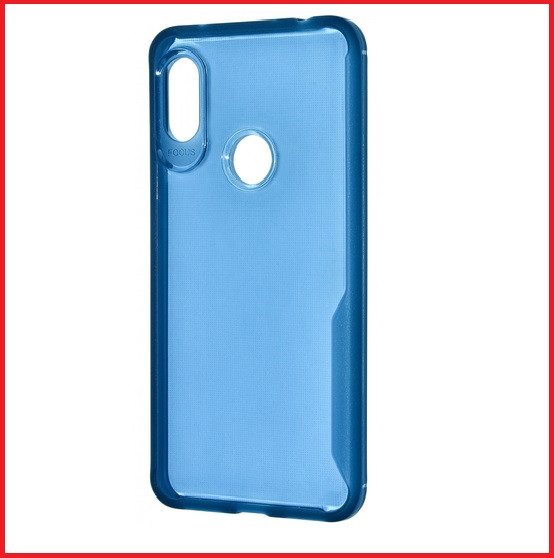 Чехол-накладка для Huawei P30 Lite MAR-LX1M (силикон) голубой прозрачный, фото 1