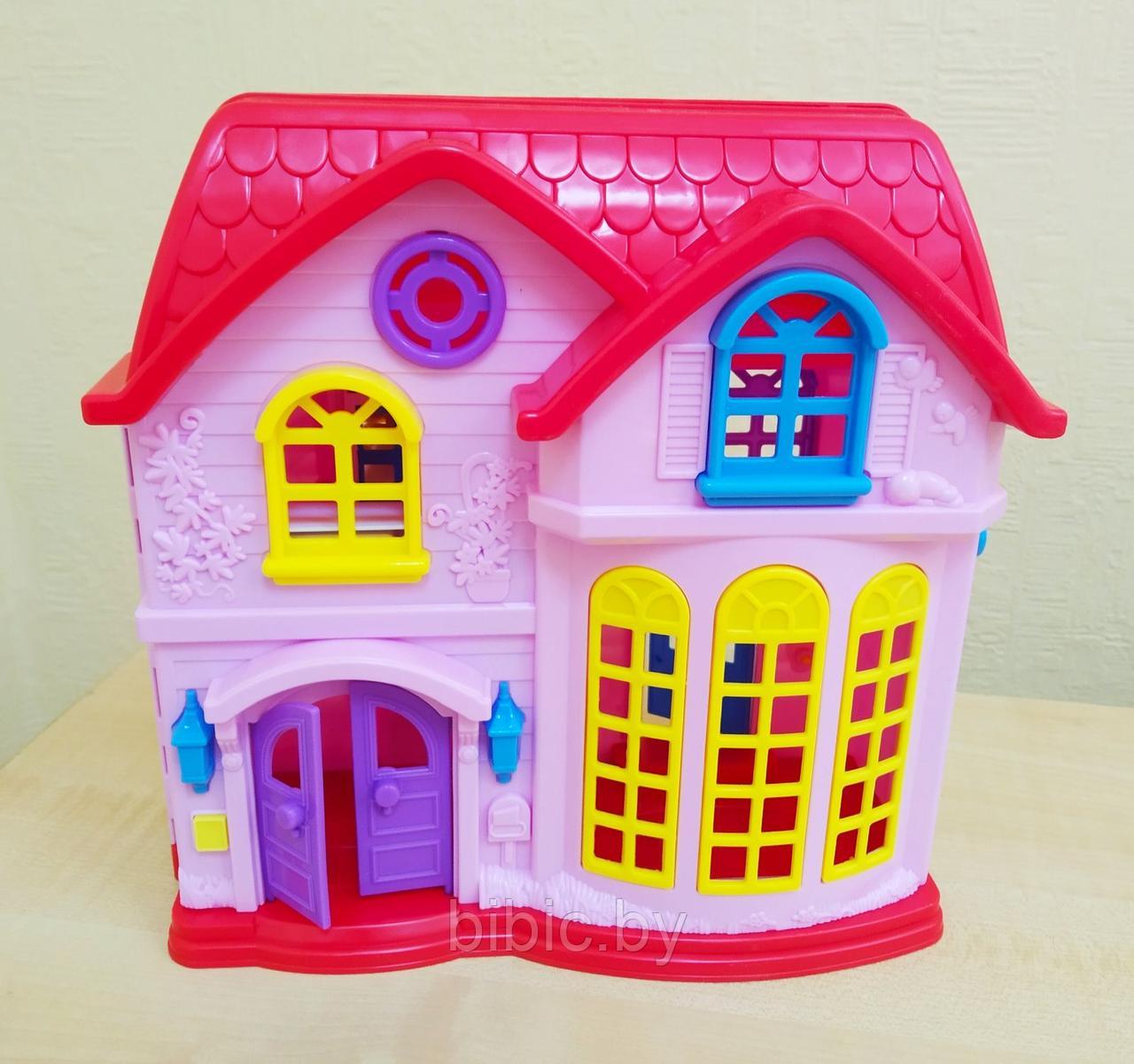 Детский домик для кукол, игровой кукольный набор LOL для девочек, игрушечный дом куклы ЛОЛ из 2 частей - фото 7 - id-p105541024