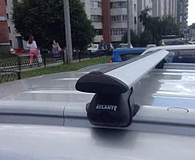 Багажник Атлант для BMW X3 с интегрированными рейлингами (крыловидная дуга)