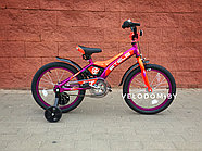 Велосипед детский Stels Jet 18" Z010 фиолетовый/оранжевый, фото 2