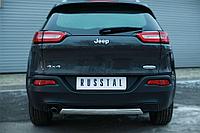 Защита заднего бампера d75x42 (дуга) Jeep Cherokee (2014-2020) № JCZ-001991