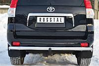 Защита заднего бампера d63 (секции) волна Toyota Land Cruiser Prado 150 (2009-2012) № PNZ-001617