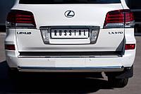 Защита заднего бампера d76 (дуга) Lexus LX570 (2012-2015) № LLXZ-000867