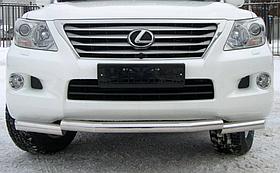 Защита переднего бампера d76 Lexus LX570 (2007-2011) № LLZ-000264