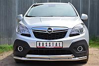 Защита переднего бампера d63 (секции) d63 (секции) Opel Mokka (2013-2020) № OMZ-001352