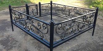 Ограды кованые для могилы