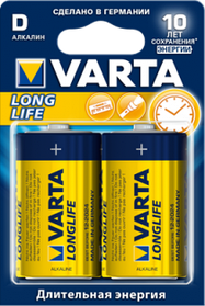 АКБ 2ШТ VARTA LONGLIFE 2D LR20 04120113412