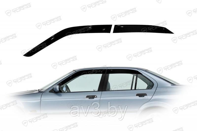 Ветровики BMW 3 E36 седан 1990-1998 / БМВ 3 E36 (Cobra Tuning/Command)
