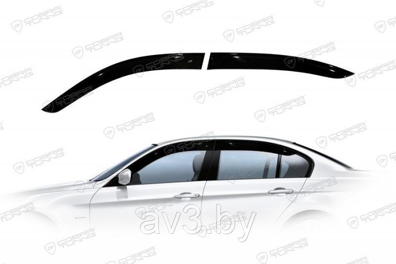 Ветровики BMW 3 E90 седан 2005-2012 / БМВ 3 E90 (Cobra Tuning) - фото 1 - id-p60447045