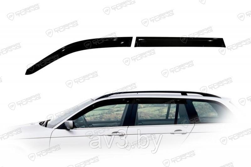 Ветровики BMW 3 E46 5D Wagon 1998-2005/ БМВ 3 E46 (Cobra Tuning) - фото 1 - id-p60447036