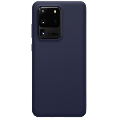 Силиконовый чехол-накладка Nillkin Flex Pure Case Синий для Samsung Galaxy S20 Ultra - фото 1 - id-p123266190